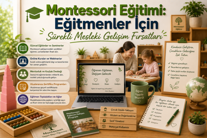 Montessori Eğitimi Eğitmenler İçin Sürekli Mesleki Gelişim Fırsatları