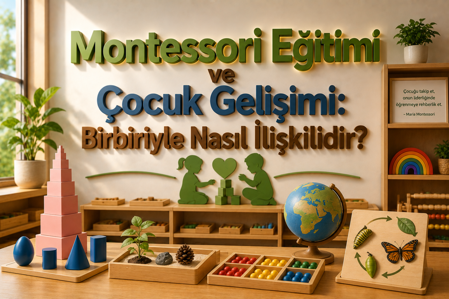 Montessori Eğitimi ve Çocuk Gelişimi Birbiriyle Nasıl İlişkilidir