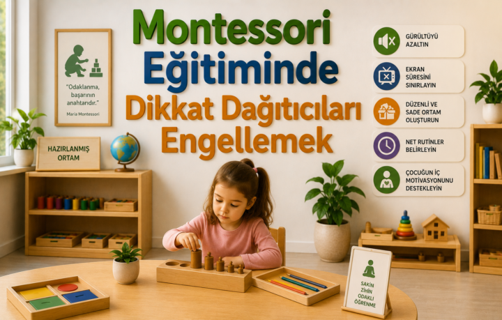 Montessori Eğitiminde Dikkat Dağıtıcıları Engellemek