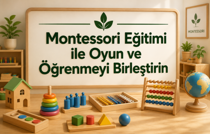 Montessori Eğitimi ile Oyun ve Öğrenmeyi Birleştirin